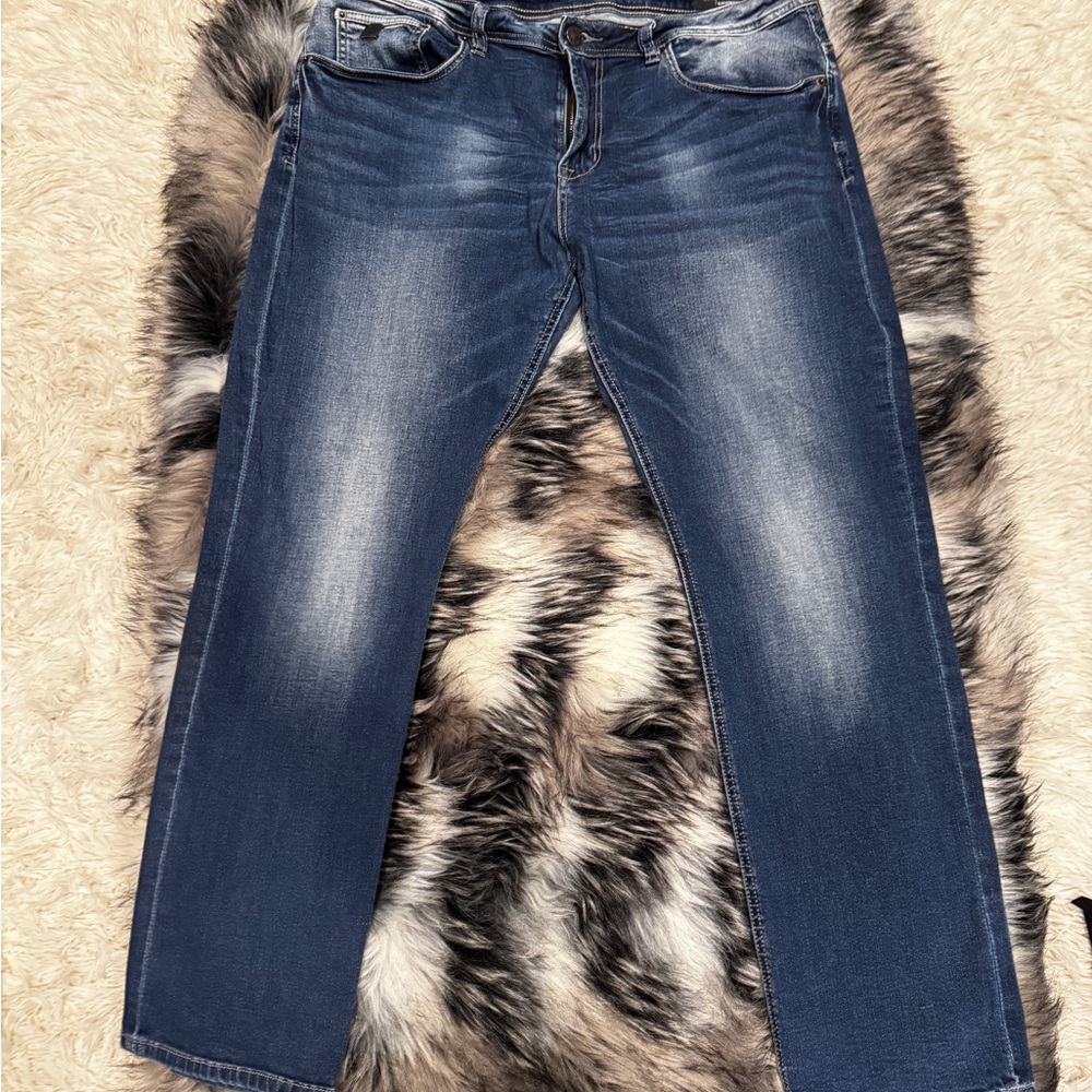 Buffalo David Bitton Faded Blue Jeans